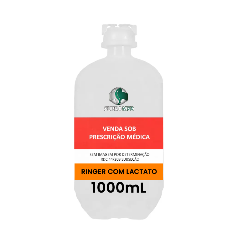 Ringer com Lactato / 1000mL / Frasco / 1 Un. / Solução Ringer com Lactato