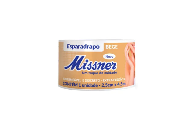 Esparadrapo / 2.5cm x 4.5m / Bege / 1 Un. / Curativo / OFERTA
