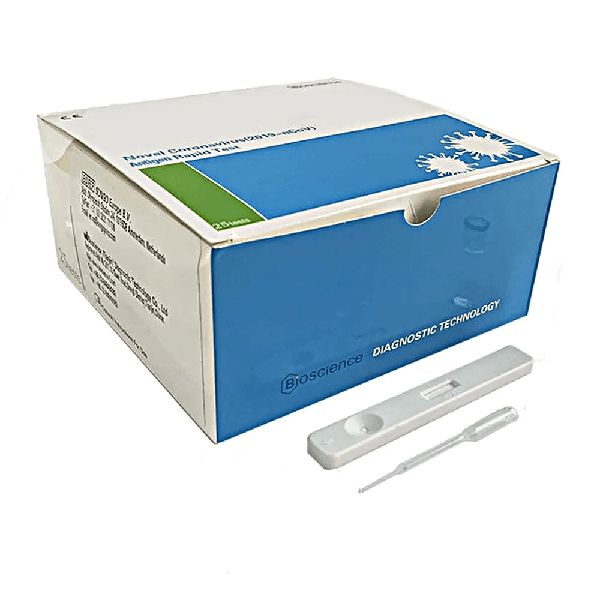 Teste Rápido Covid-19 - 25 Unidades - Antígeno (Nasofaringe/Oralfaringe) Novel Bioscience - SupraMed