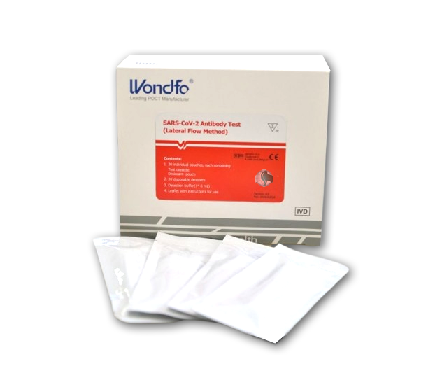 Teste Rápido Wondfo / COVID-19 Antígeno SARS-COV2 / 25 Un. Cx.