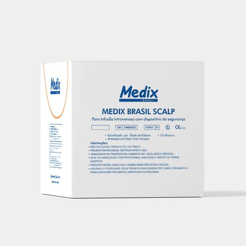 Escalpe SCALP 23G  Caixa c/ 100 Un. Medix
