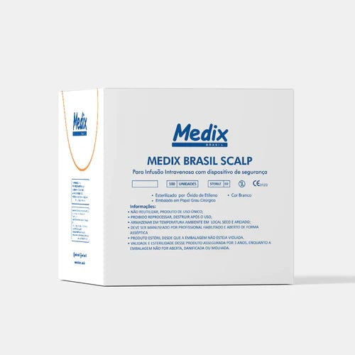 Escalpe SCALP 27G  Caixa c/ 100 Un. Medix