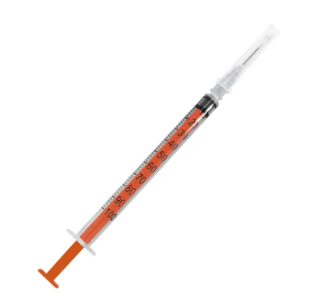 Seringa para Insulina / 1 ml / Com agulha 13x45 /  1 Un. / SR / 26G